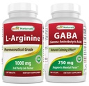 ベストナチュラルL-アルギニン1000mg&GABAサプリメント750mg