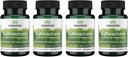 Swanson Sulforaphane - Broccoli Sprout Extractは、セルラー、GI Tract、および肝臓の健康をサポート - 天然サプリメントは、0.4% Sulforaphaneに標準化 - (60ベジギーカプセル、400mcg各)(4パック)