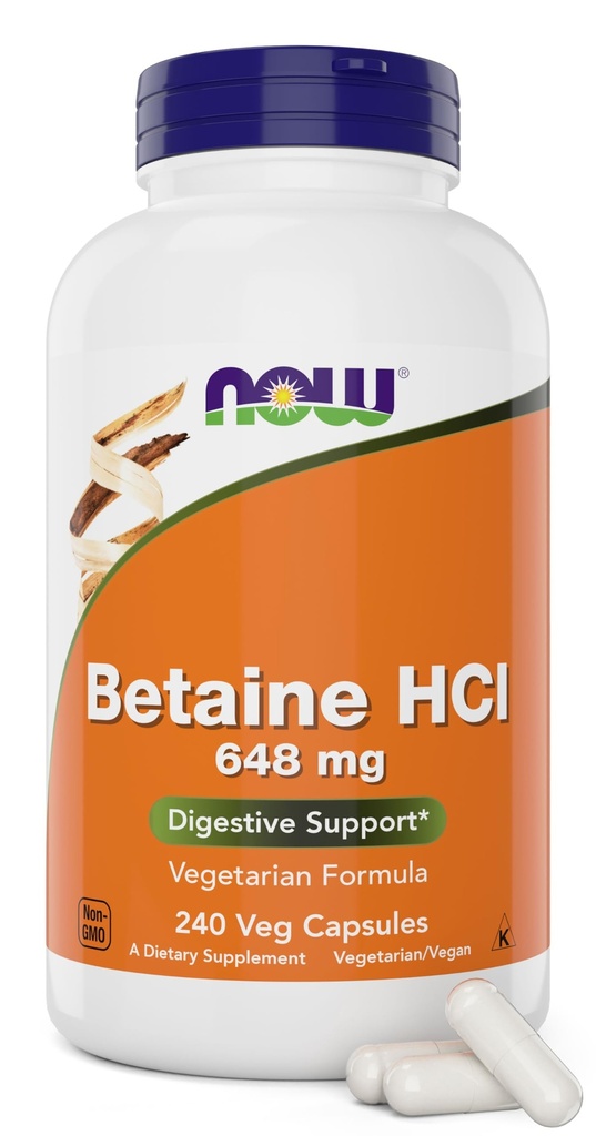 今度はHCl 648mg 240のVegeのカプセル(2のパック-消化酵素の補足-蛋白質の消化サポートのためのペプシンのプロテアーゼによって高められる