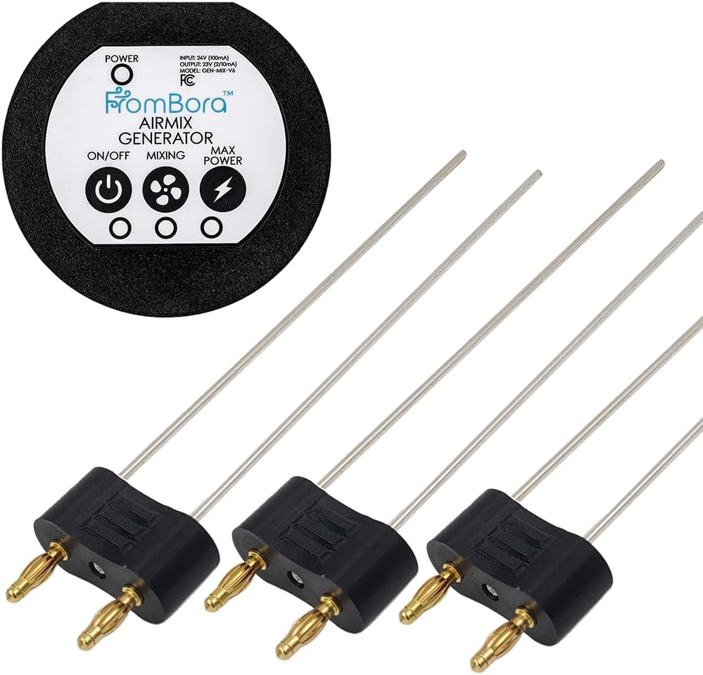 AirMixのコロイド銀の発電機のキット+ 3pc 12ga 6"予備品の銀製の組