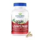 Ridgecrest Herbals LiverClean、Harbal Liverサポートサプリメント、Blessed Thistle、Danddelion、Detox、Cleanseサポート、健康なベール(60キャップ、30サーブ)
