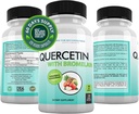 DOCTOR推奨サプリメント Quercetin 800mg w/Bromelain 165mg サービングあたり120ベジギーカプセル - フル60日の供給、ビタミンサプリメントをサポート&バイオフラボンド、グルテンフリー、非GMO