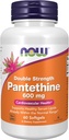 NOW Foodsは、Pantethine(Coenzyme A Precursor) 600mg、ダブル強度、心血管の健康*、60Softgelsを補います