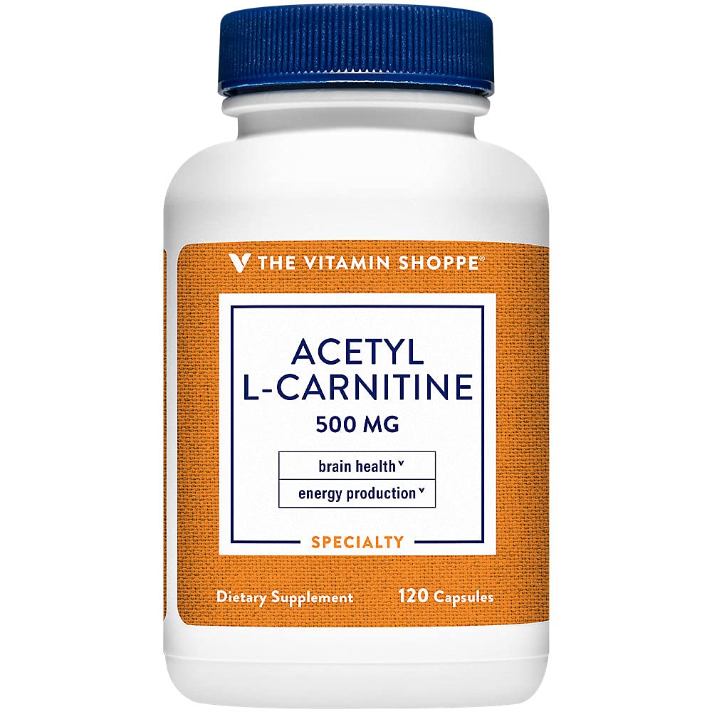 アセチル-L-カルニチン500mg - 健康な脳と記憶機能をサポートし、エネルギー生産を促進します - CarnipureTMはビタミンショップペによるL-カルニチン(120カプセル)の最も純粋な形態を提供します