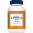 アセチル-L-カルニチン500mg - 健康な脳と記憶機能をサポートし、エネルギー生産を促進します - CarnipureTMはビタミンショップペによるL-カルニチン(120カプセル)の最も純粋な形態を提供します