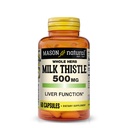 MASON NATURALミルクのこの薬500のmg -サポート健康な肝臓機能、クレンジングおよび解毒、草の食事療法の補足、60のカプセル