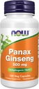 NOW食品サプリメント、Panax Ginseng(ルート)500mg、適応性ハーブ*、100ベジカプセル