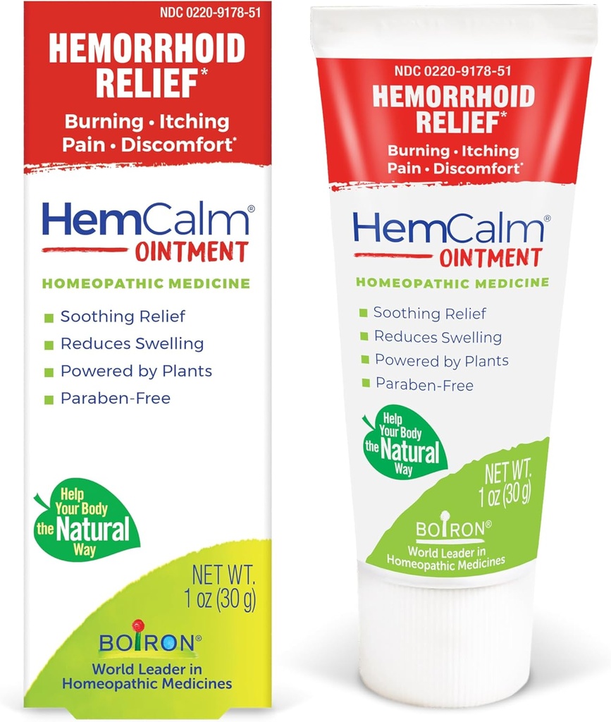 ボイロン HemCalm 痛み、かゆみ、または不快感の痔の救済のための軟膏 - 1 オンス