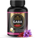 ゴールデンサフロン - GABA +サフロンエキスサプリメント - リラックス、休眠、気分のサポートを促進するためのユニークで強力な非GMOサプリメント - 砂糖なしで米国製