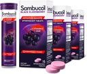 ビタミンC及び亜鉛が付いているSambucolの黒のElderberryのタブレット-免疫サポート補足、亜鉛およびビタミンCのEffervescentのタブレット、高い酸化剤、飲み物のFizzies - 15のタブレット