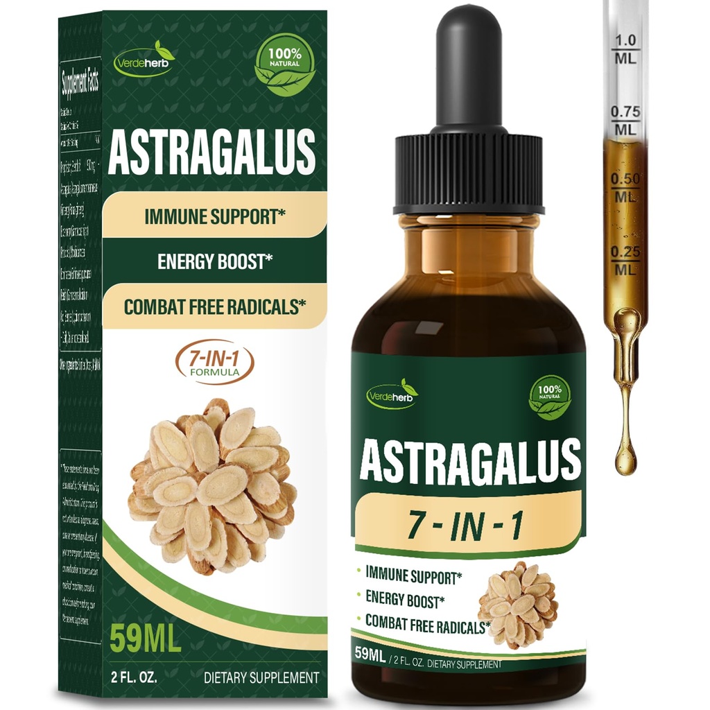 免疫システムサポートのためのAstragalusの根のエキスの草の低下、免疫の健康及びエネルギーはRhodiola Rosea、Echinacea、Elderberry、Reishi、GinsengとTinctureを補います。 Huang Qi。 2oz