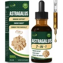 免疫システムサポートのためのAstragalusの根のエキスの草の低下、免疫の健康及びエネルギーはRhodiola Rosea、Echinacea、Elderberry、Reishi、GinsengとTinctureを補います。 Huang Qi。 2oz