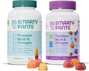 SmartyPants Prenatal および Toddler の多ビタミンの束: Omega 3 の魚油(EPA/DHA)、Biotin、Methylfolate、ビタミン D3、C、ビタミン B12、B6、A、免疫サポートのための K 及び亜鉛(30 日の供給)