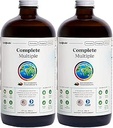 LIQUIDHEALTHの完全な複数の大人の液体マルチビタミン - エッセンシャルビタミン、ミネラル&栄養素、免疫サポート、腸の健康、エネルギー、デトックス - 米国製、ビーガン、非GMO、砂糖フリー(2パック)