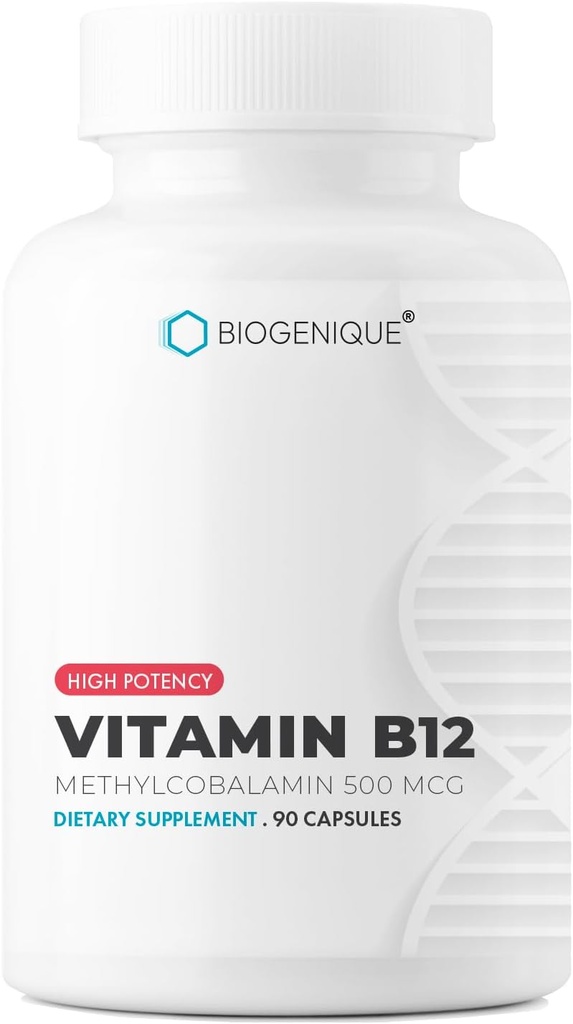 ビタミンB12 - Methylcobalaminはエネルギー代謝、神経系の健康、血細胞機能およびメチル化-非OMG、グルテンフリー、ビタミンの補足、90カプセルを支えます