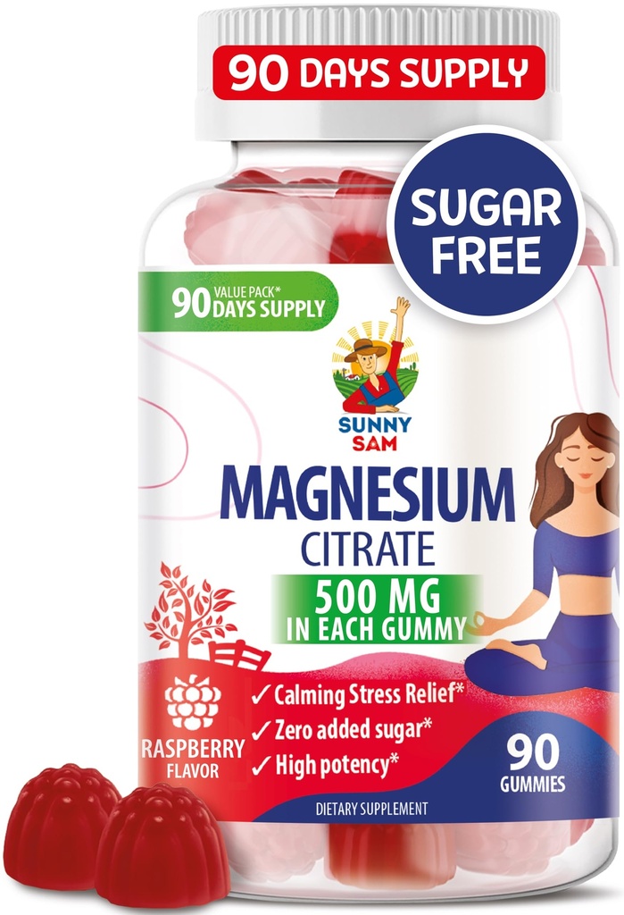 子供および大人のためのマグネシウムのグミー - 500mg - Calmのマグネシウムの咀嚼-気分及び筋肉サポートのためのマグネシウムのクエン酸塩のChewableの補足