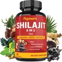 Shilajit Himalayan Capsules - 3 Month Supply - Combined Ashwagandha, Ginseng, Saw Palmetto, Maca, Tribulus, Chaga, Black Pepper