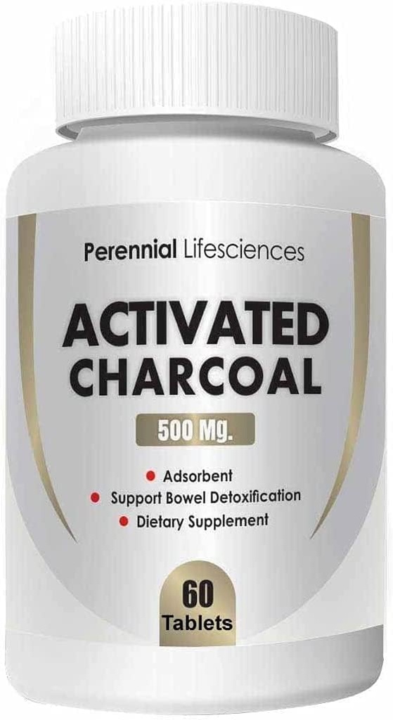 MIYUU 多年生ライフサイエンス 活性炭 - 500Mg (60錠)