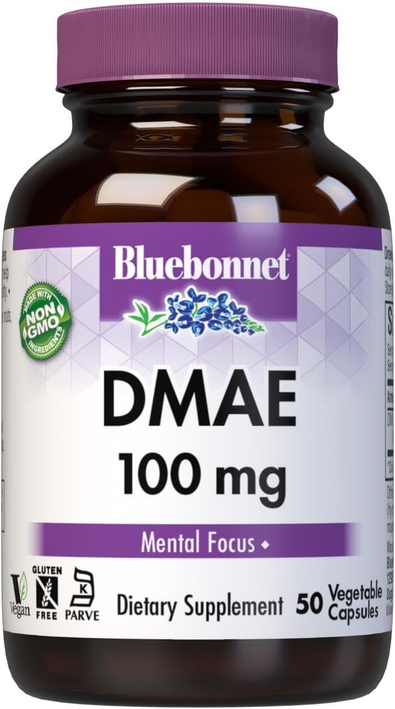 BlueBonnet栄養DMAE 100mg、50Count