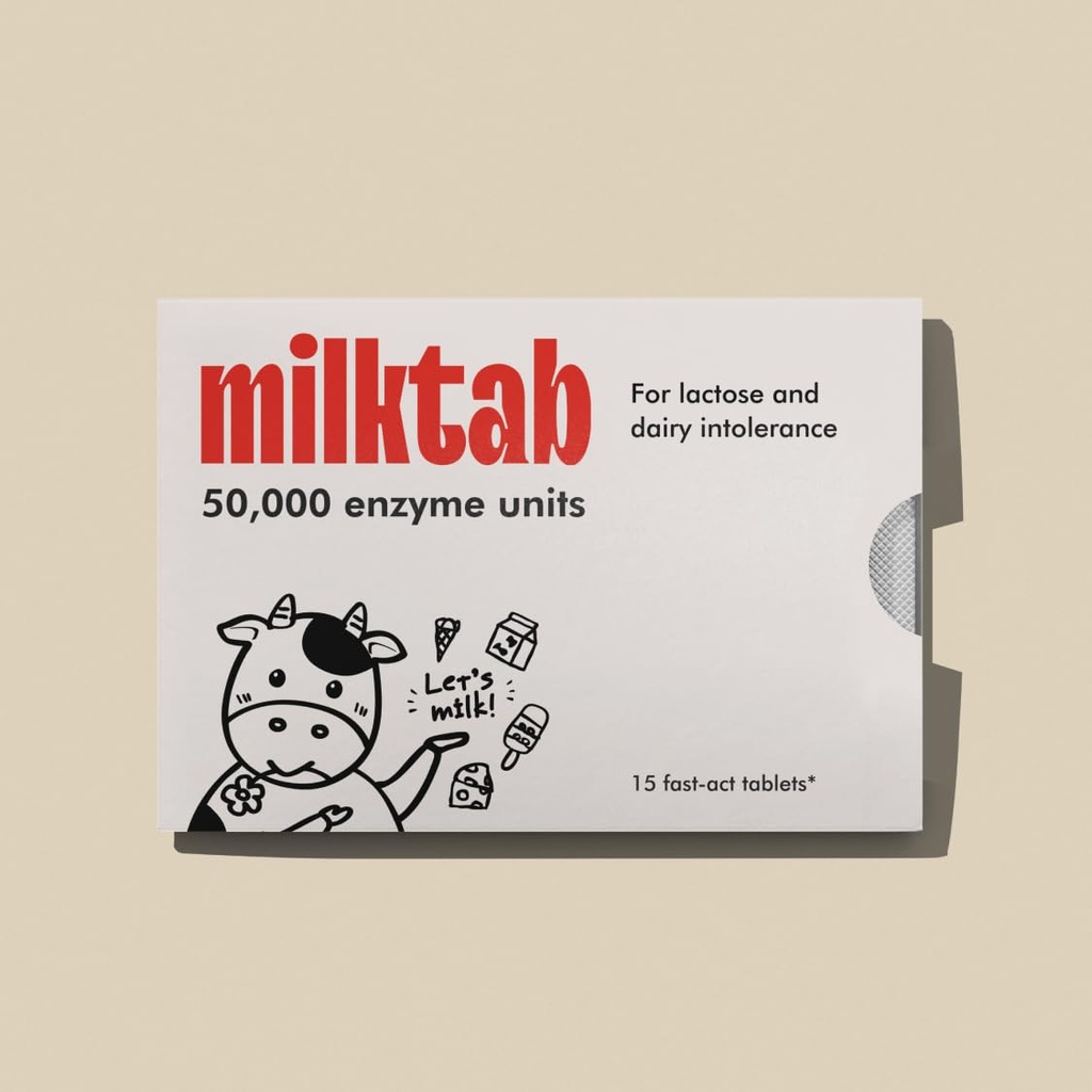 超強力なラクターゼの丸薬 - 乳製品および乳糖の耐容性のための高速行為のラクターゼのタブレット - 乳酵素の補足 (15)