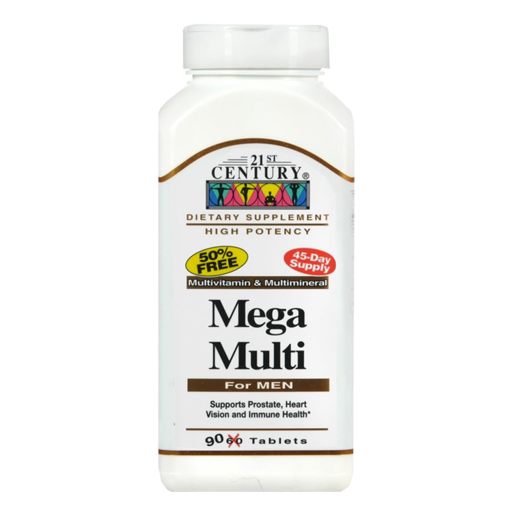 21st Century Mega Multi for Men, 90 Tablets