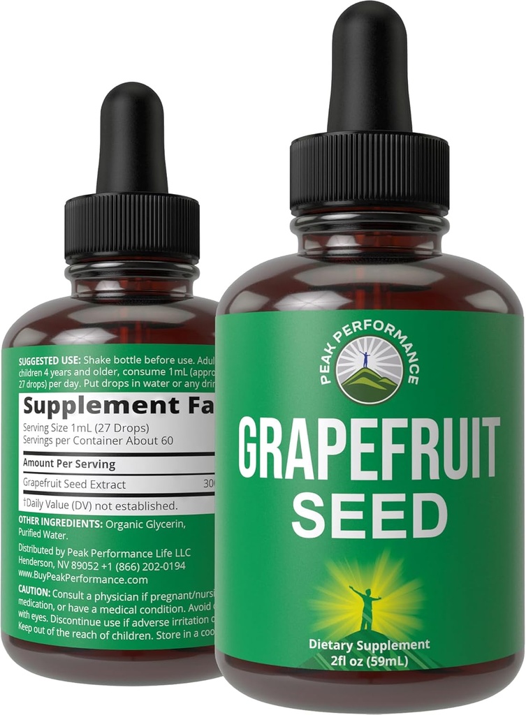 Grapefruitの種のエキスの液体は補足を落とします。 女性と男性のためのビーガンGSEグレープフルーツ種子エキス. ゼロ砂糖, 非ビター. 免疫のため, 消化管サポート. グルテンフリーオイル。 経口摂取