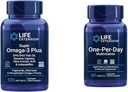 Life Extension Super Omega-3 Plus EPA/DHA Fish Oil, Sesame Lignans, Olive Extract & One-Per-Day Multivitamin – Packed with Over 25 Vitamins, Minerals & Plant