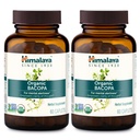 Himalaya Bacopa Monnieri Nootropicの草の補足、精神的な警戒、サポート カルム、記憶、認知、USDAの有機性、非GMO、750のmg、60の植物ベースの小冊子、2のパック、120の日の供給