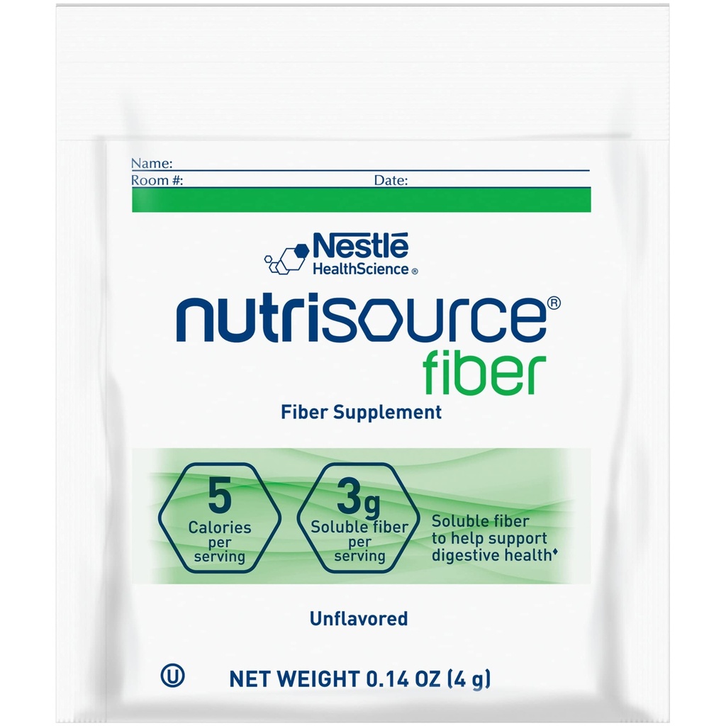 ネスレNutrisource繊維の補足Unflavored 4グラムのパケット75 Ct