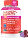 SmartyPantsは、消化の健康のためのプロバイオティック&プレバイオティックグミーを子供:グアット健康サプリメント、臨床的に免疫サポート、グレープ、60カウント(30日の供給)のためにプレバイオティクスを学ぼう