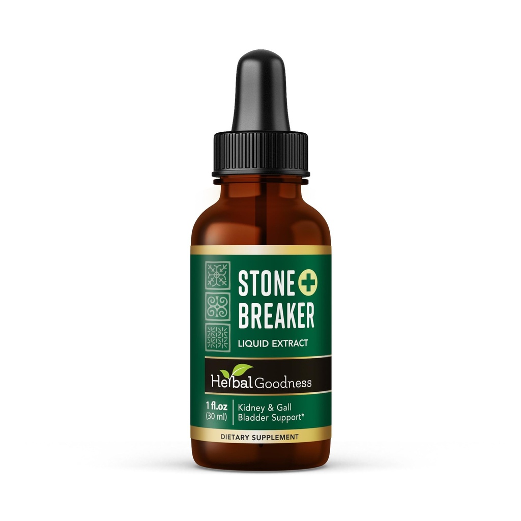 Herbal Goodness Chanca Piedra Stone Breaker Liquid Extract 1 fl.oz - Kidney & Gallbladder Cleanse Support Supplement with Cranberry, Uva Ursi & Astragalus for Urinary Tract Health Non-GMO, Vegan Drops