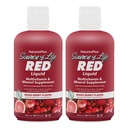 NaturesPlus 生命のソース RED マルチビタミン液体 - 30 オンス、2 のパック - エネルギー & 免疫サポート - エキゾチックな赤い果実、リコピン ・ ルテイン - ベジタリアン & グルテンフリー - 60 総サービング