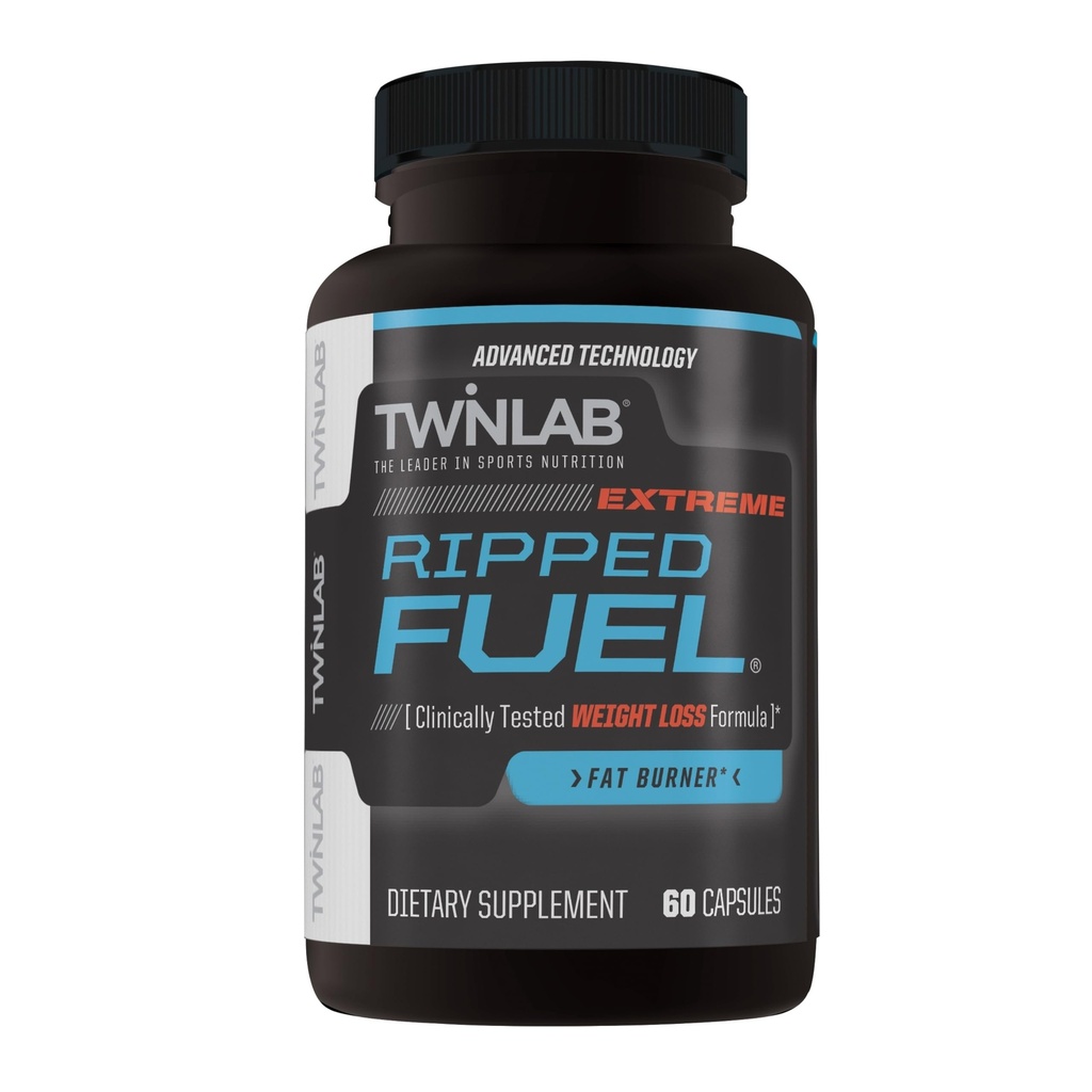 Twinlabの浸された燃料の極端-重量管理及び筋肉健康を支えるエネルギー補足- 60のカプセル