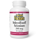 自然な要因、SelenoExcellのセレニウム200mcg、酸化防止及び免疫サポート、90のカプセル