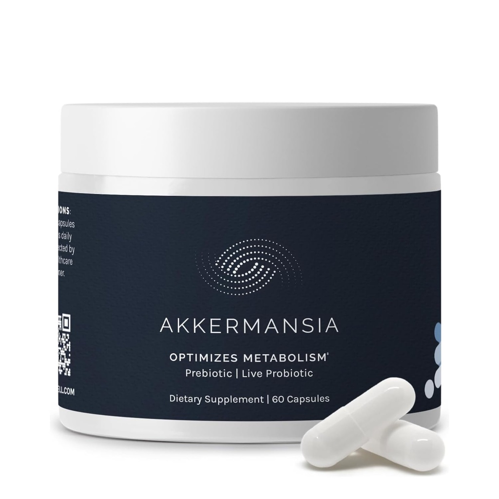 消化の健康のためのInfiniWell Akkermansia Probiotics - サポート健康な長寿、免除及びAkkermansia Muciniphilaのプロバイオティクス(60のカプセル)が付いているバランスの取れたガットのMicrobiome