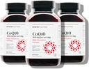 SMARTERNUTRITION CoQ10 400のmgの高吸収 - 自然に発酵させたUbiquinone w/Organicの風邪-心の健康、細胞エネルギー-非GMO、グルテンフリー- 180の計算[90日の供給]のため