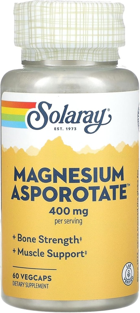 SolarayのマグネシウムのAsprotateの補足、200のmg、60の計算