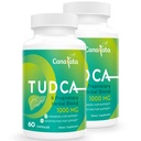 TUDCA のレバー サポート補足 1000mg - 120 のビーガン カプセル、肝臓の清潔及び修理のためのミルクのこの薬の草のブレンドの方式が付いているTUDCA のベール ソルト