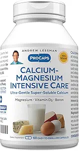 ANDREW LESSMANカルシウムマグネシウム集中ケア250カプセル - 骨と骨の健康エッセンシャル。 カプセル、極度の容解性の良い粉を飲みやすい。 最も敏感な胃でさえも優しい