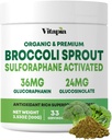 Vitapia有機ブロッコリーSproutパウダー - スルボラファン&抗酸化剤の高い、認知健康サポート - 30デイサプライ - 非GMO&グルテンフリー、33サービング(パッケージ1)