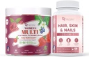 女性Multivitaminのグミー及び毛、皮及び釘の補足の束、頭脳及び中心サポート、ガット及び消化器、毛の成長、皮の健康、釘強さ