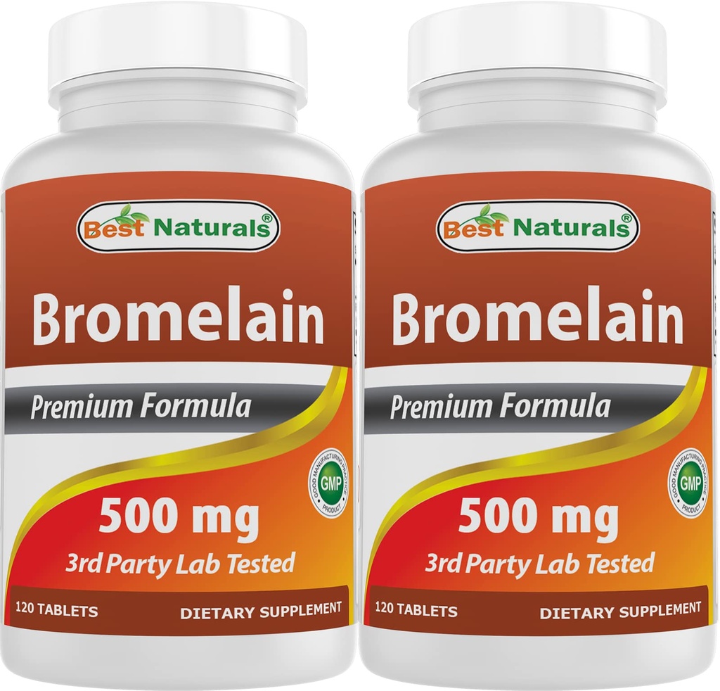 ベストナチュラルズBromelain 500mg 120錠(120カウント)