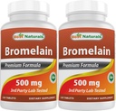 ベストナチュラルズBromelain 500mg 120錠(120カウント)