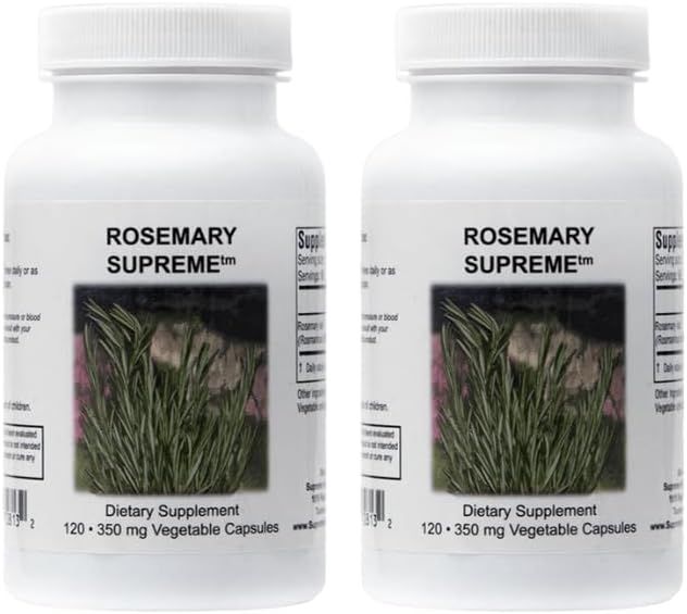 最高栄養のRosemaryの最高、120の純粋なRosemaryのベジタリアンのカプセル(2のパック)
