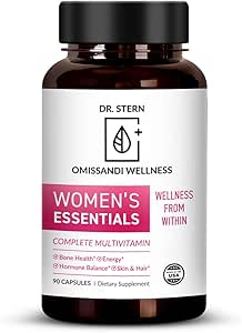 Women’s Essentials Comprehensive Daily Complete Multiple Vitamin, Mineral, and Organic Phytonutrients Complex by Dr. Ian Stern, (90 Capsules)