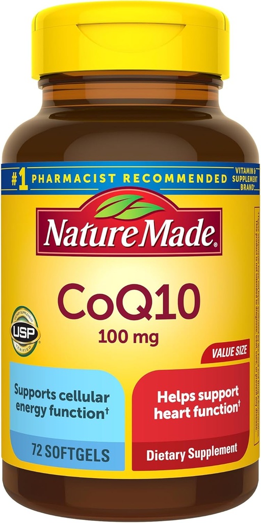 自然はCoQ10 100mgを、心の健康サポート、72 Softgelsの72日の供給のためのサプリメント作りました