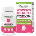 プロブリン女性プロバイオティック - 腟、UT、グアト&イムの健康とLactobacillus Reuteri - 20ビリオンCFU、12プロバイオティックストレーナー&プレバイオティクス - 60ビーガン、グルテン全体ウェルネスのための無料のカプセル
