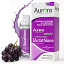 Aurora Nutrascience Mega-Liposomal Liquid Glutathione、Imme&Antioxidant Gut Health Support Supplement、750 mg / サービング、非GMO、砂糖フリー、10シングルサーブパケット