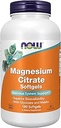 NOWの補足、マグネシウムのクエン酸塩、Glycinate及びMalateの神経系サポート*、180のSoftgelsを使って