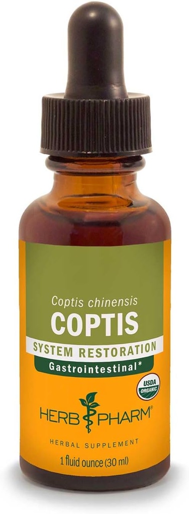 Herb Pharm Coptisの消化器サポートのための液体のエキス、1つの小麦粉のoz